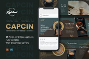 CAPCIN - Coffee Carousel Template, a Social Media Template by Kalstud (Thumbnail 1 of 4)