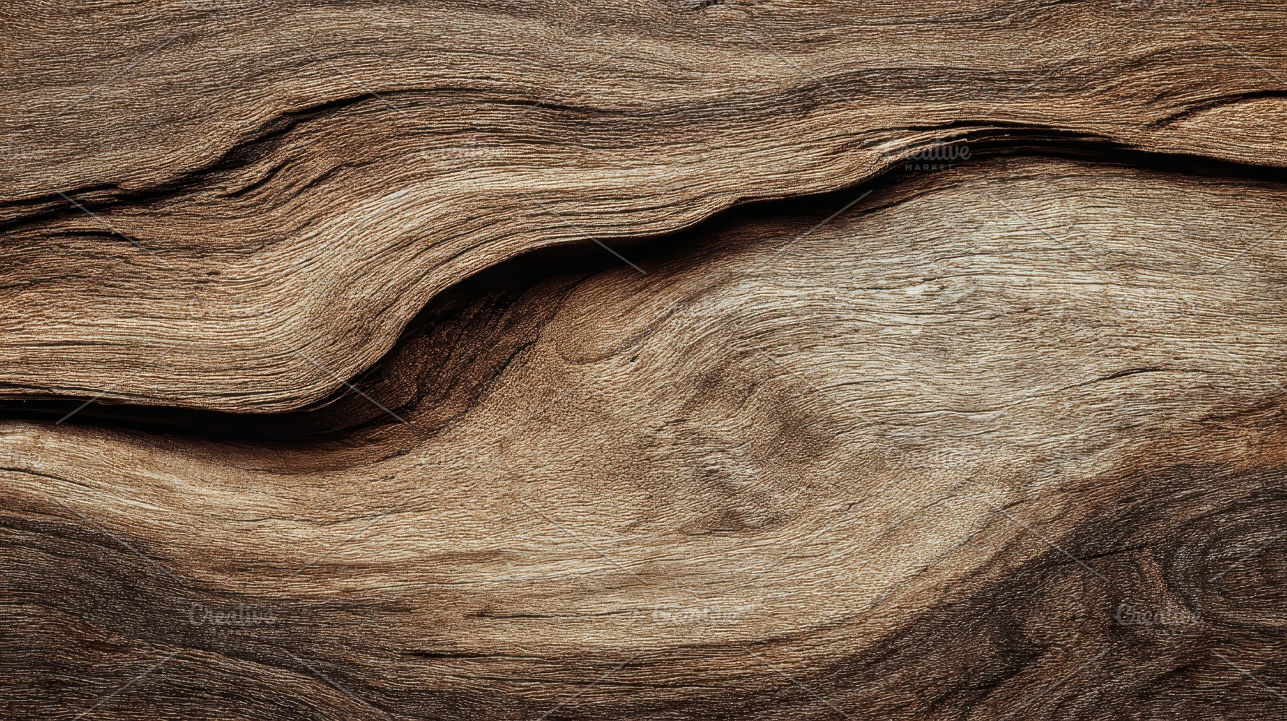 Showing a weathered wood surface, a Photo by Pavel_design