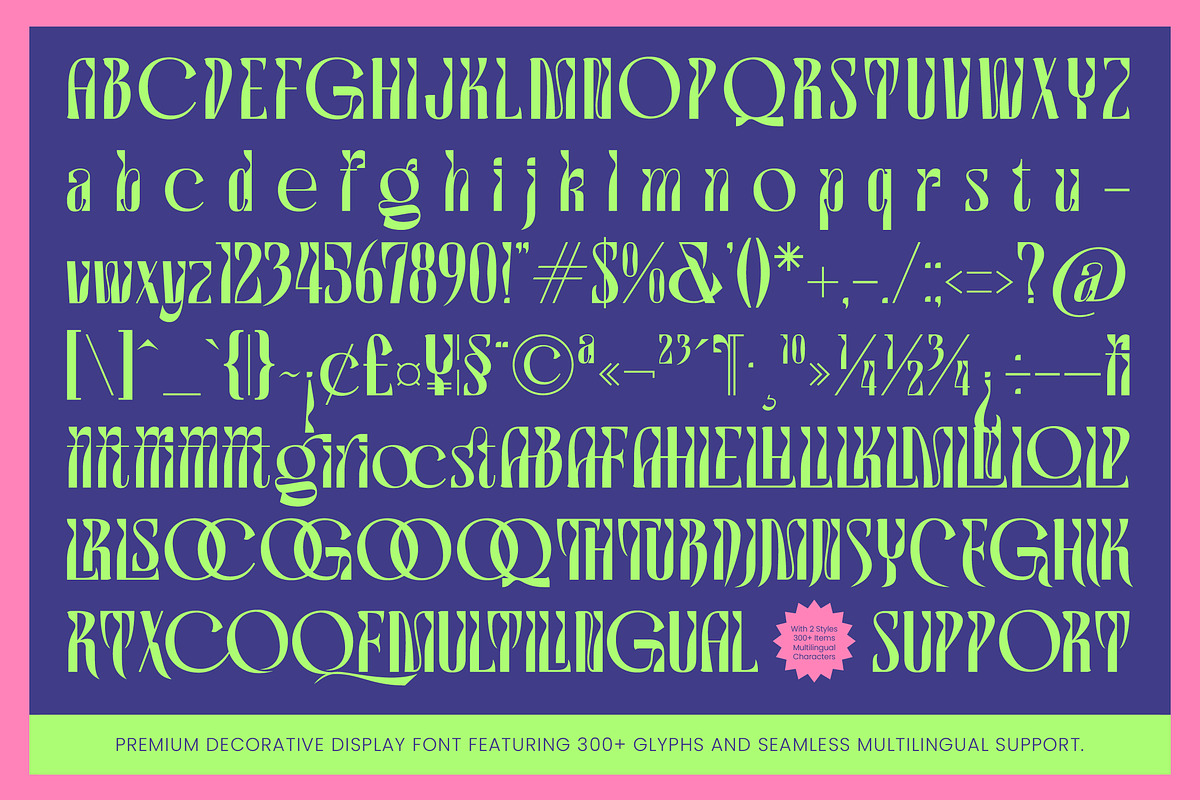 Mooklins Decorative Display Font, a Serif Font by timelesstype.co (Photo 10 of 10)