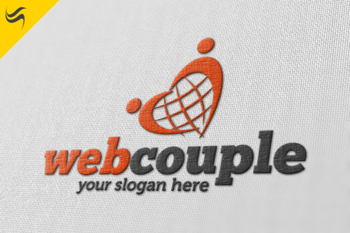 Web Couple Logo Template, a Branding & Logo Template by sah.bro (Photo 4 of 5)