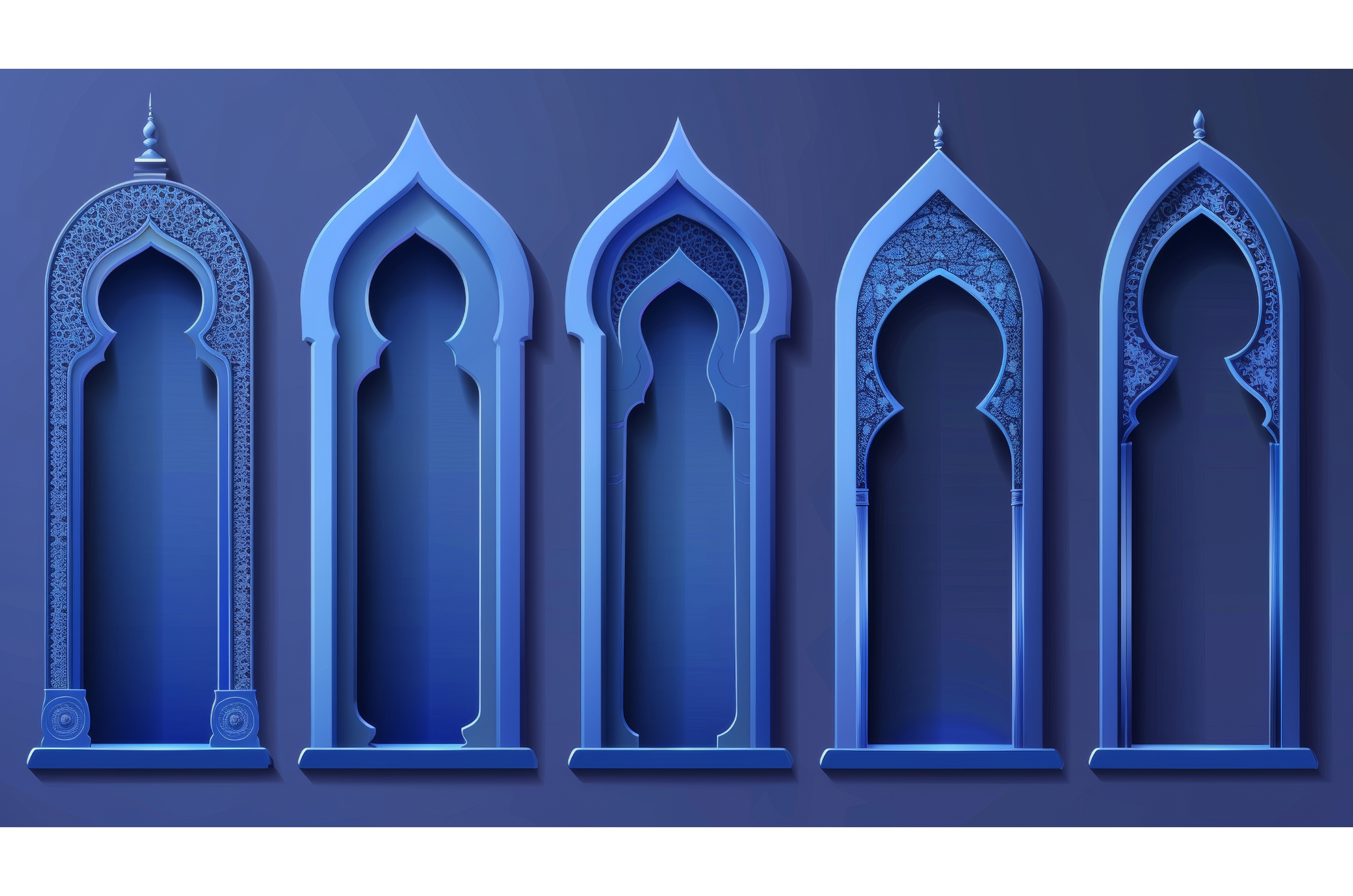 Islamic frame with Arabic shapes, an Arts & Entertainment Photo by ZinetroN