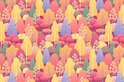 Autumn Landscapes and Foliage Decor, a Decorative Illustration by Valentyna Smordova (Thumbnail 8 of 8)