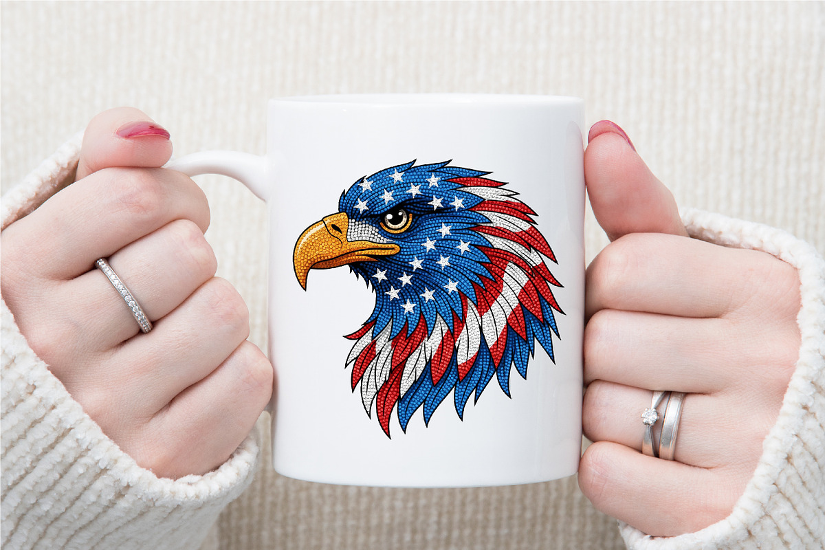 American Patriotic Eagle 4th of July, an Illustration by Sublimation Artist (Photo 4 of 9)