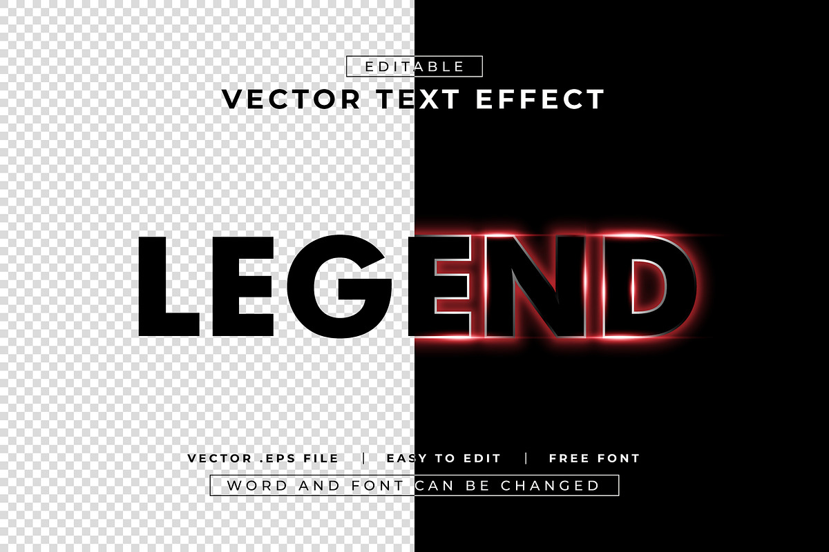 Colorful Editable Text Effect | EPS, a Graphic by padilah_a (Photo 2 of 8)