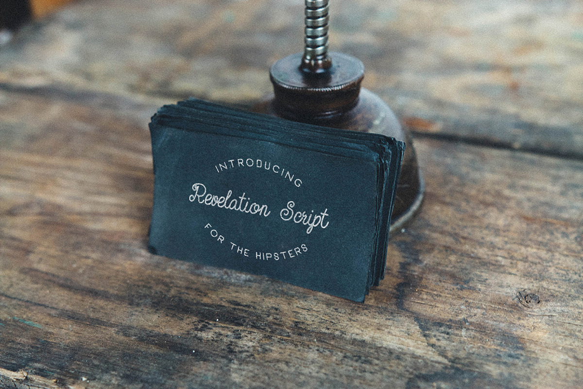 Revelation Script + Woodland Font, a Script Font by Will Paterson ...