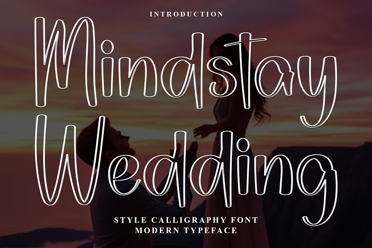 Mindstay Wedding, a Handwritten Font by InermediaSTUDIO (Photo 1 of 7)