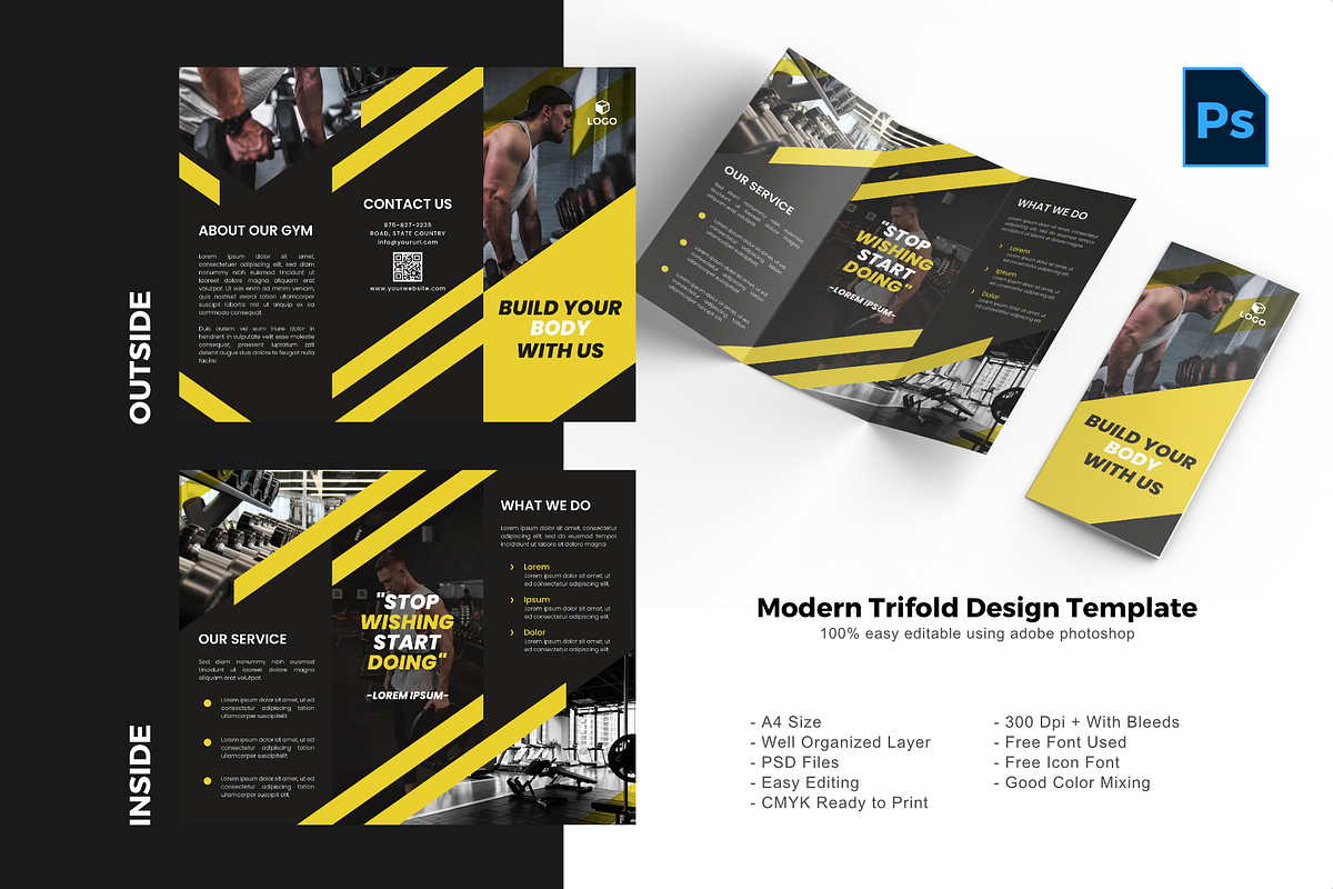 SALE | 36 BUNDLE TRIFOLD BROCHURE, a Brochure Template by rivatxfz (Photo 20 of 37)