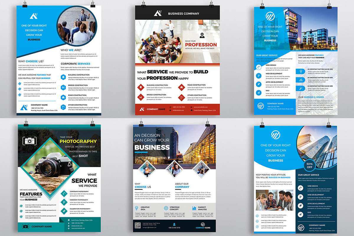 250+ Flyers Bundle 98% OFF, a Flyer Template by Imagine Design Studio (Photo 20 of 44)
