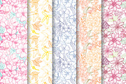 18 Floral Seamless Patterns Set, a Pattern Graphic by Sunset&Sea Design (Thumbnail 3 of 6)
