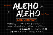 Aleho Scribble - Handwritting Scribb, a Handwritten Font by Afkari Studio (Thumbnail 3 of 10)