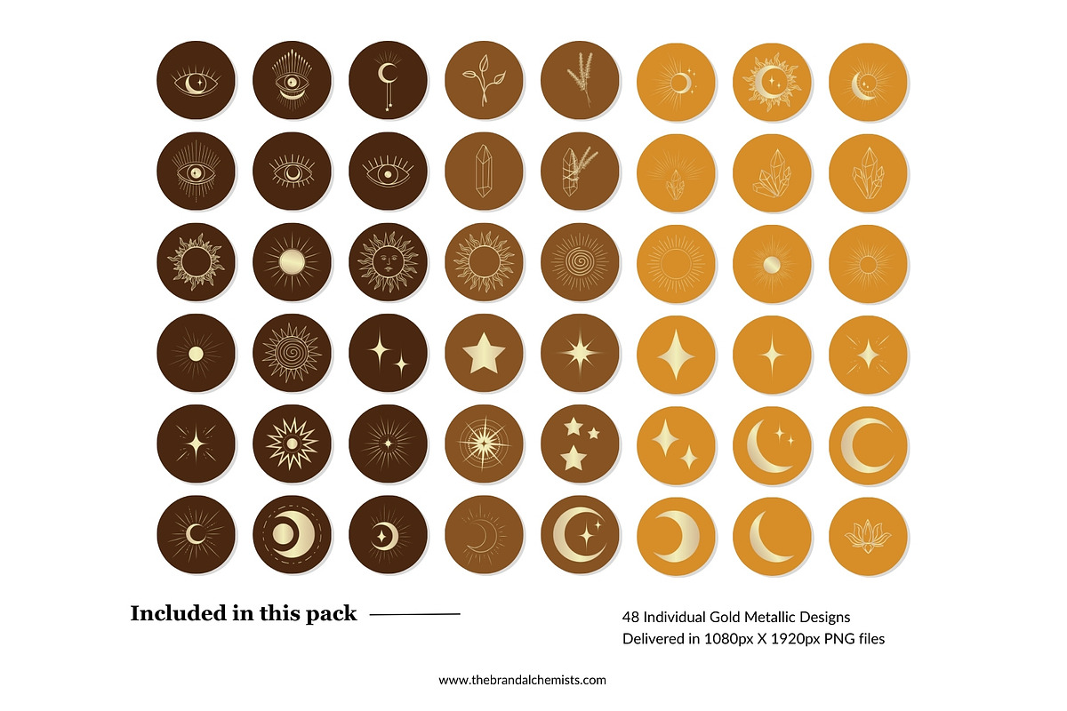Golden Hour Highlight Covers, a Social Media Template by The Brand Alchemists (Photo 6 of 9)