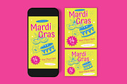 Mardi Gras Flyer, a Flyer Template by graphicook (Thumbnail 3 of 3)