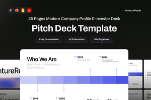 Modern Company Profile Investor Deck, a Presentation Template by pickolabstudio