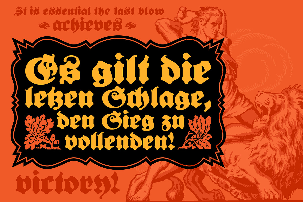 Bernard Fraktur, a Blackletter Font by Stefan Chirila (Photo 4 of 18)