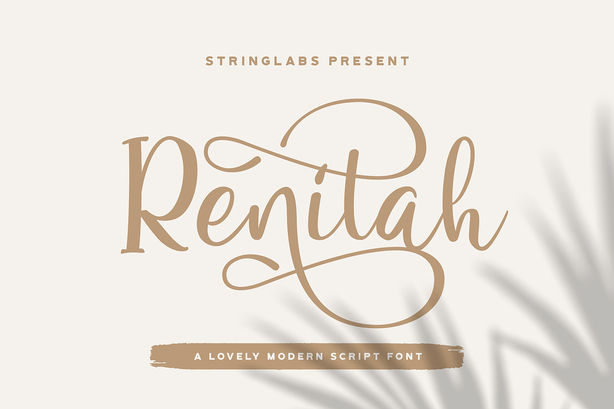 Renitah - Lovely Script Font