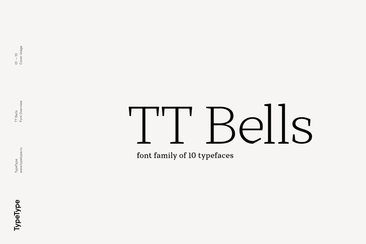 TT Bells, a Serif Font by TypeType (Photo 1 of 11)