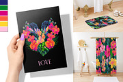 Birds of Paradise graphics/patterns, a Pattern Graphic by Salted Galaxy (Thumbnail 2 of 14)