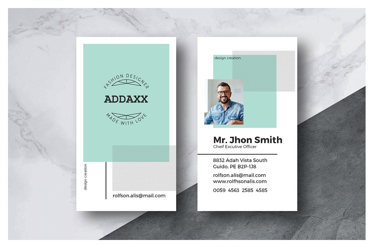 Business Card Template, a Business Card Template by Addaxx (Photo 3 of 4)