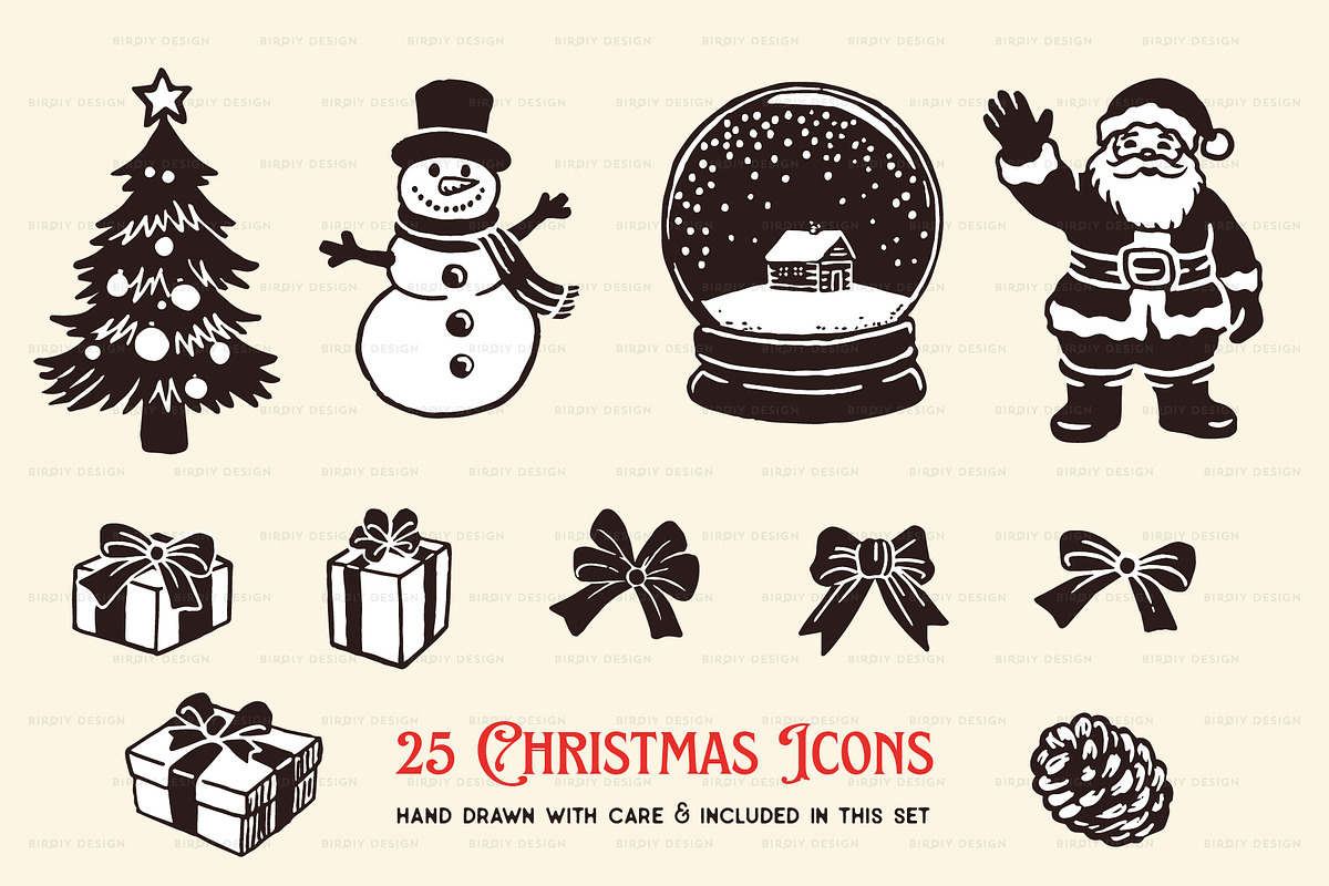 Christmas Wonderland Winter Icons, a Solid Icon by BirDIY Design (Photo 2 of 9)