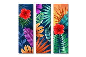 Realistic exotic plants. Different, an Object Illustration by YummyBuum