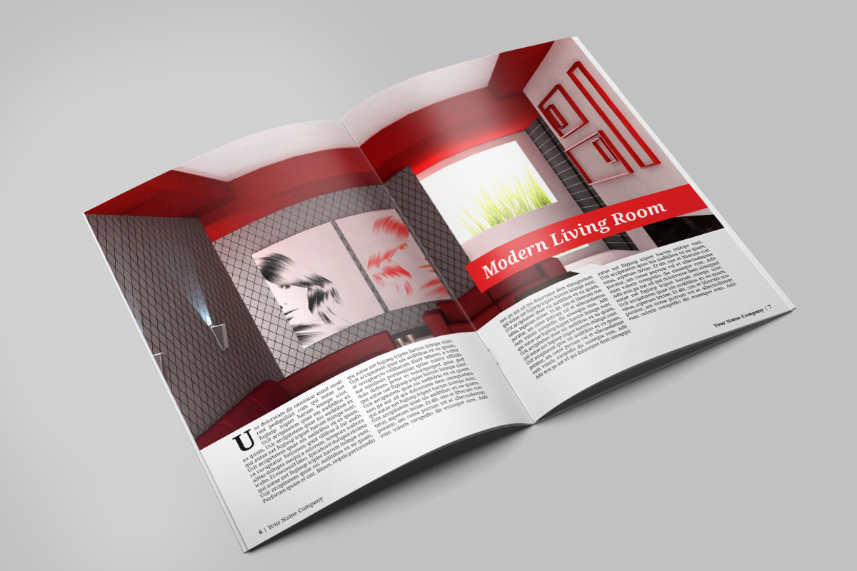 Interior Magazine, a Magazine Template by Teweka Template (Photo 2 of 9)