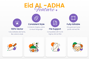 Eid Al-Adha Icon Pack, a Solid Icon by Premast (Thumbnail 1 of 7)