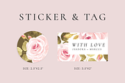 Roses – wedding set, an Invitation Template by Helen Halik art (Thumbnail 7 of 10)