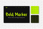 Bold Marker | Natural & Bold Display, a Handwritten Font by Lettertype Studio (Thumbnail 10 of 15)