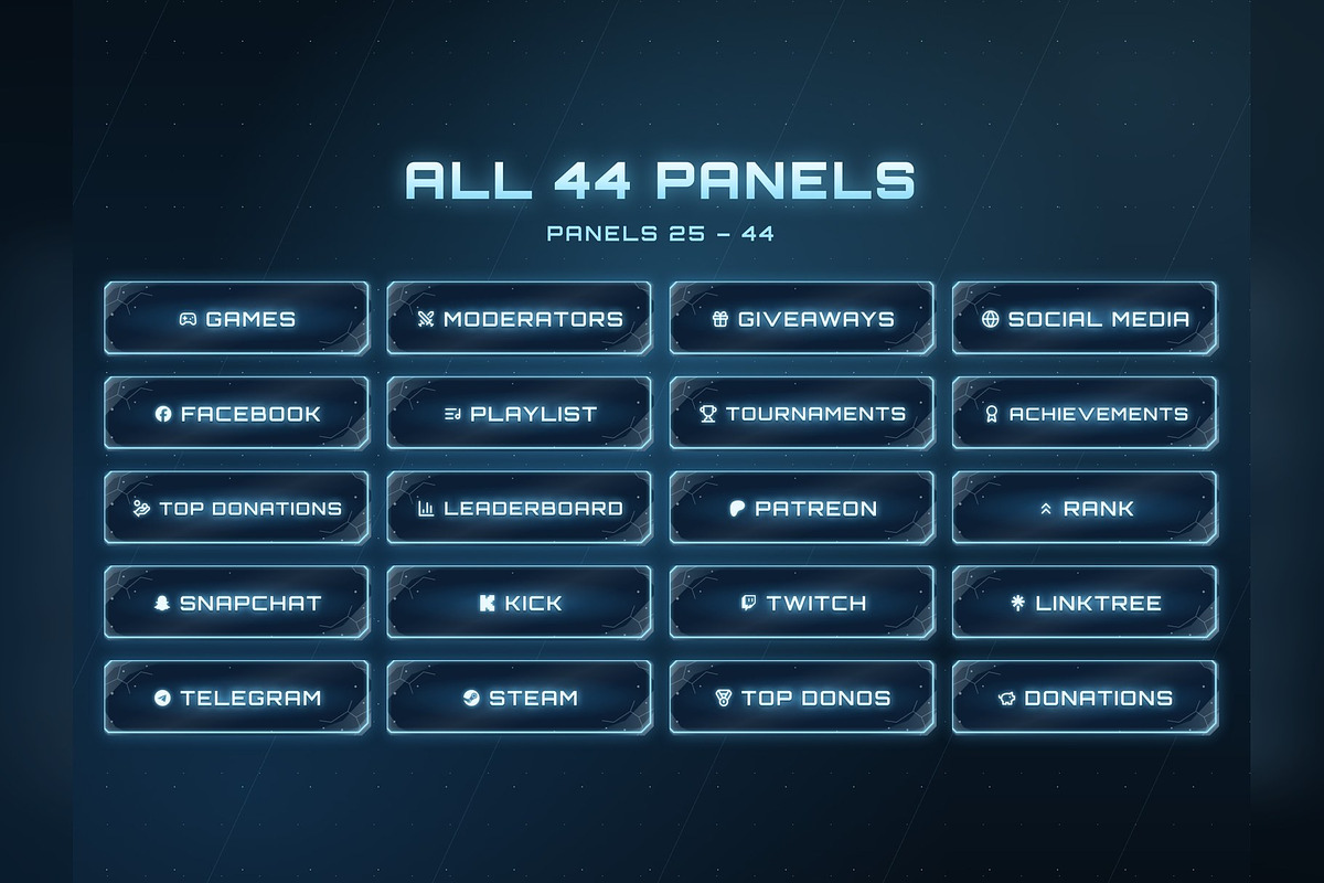Ice Twitch & Kick Panels, an Object Graphic by Gear Store (Photo 3 of 7)