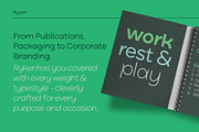 Ryker, a Sans Serif Font by HeadFirst (Thumbnail 5 of 15)