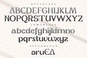 Morica - Unique Display Font, a Serif Font by overlaytemplates (Thumbnail 4 of 5)
