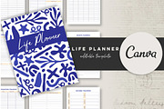 Printable Life Planner Template, a Stationery Template by Design House (Thumbnail 1 of 9)