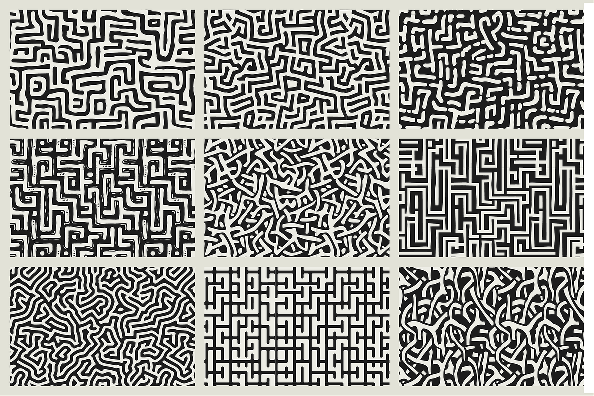 Enigma - Seamless Pattern Set, a Pattern Graphic by Backyard Creative Co (Photo 6 of 6)