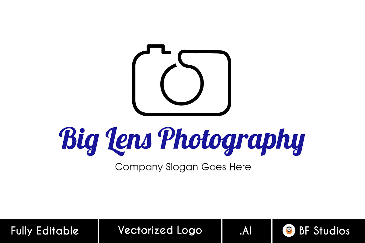 Photographer Mockup Logo 3, a Branding & Logo Template by BF Studios (Photo 1 of 3)