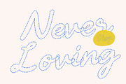 CS Darla Dashed, a Script Font by Craft Supply Co. (Thumbnail 2 of 8)