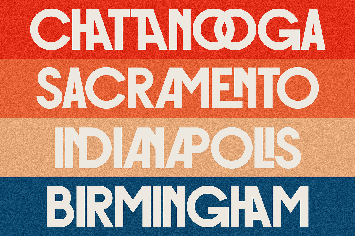 ROCKFALL - Bold Ligature Typeface, a Sans Serif Font by SilverStag Type Foundry (Photo 26 of 30)