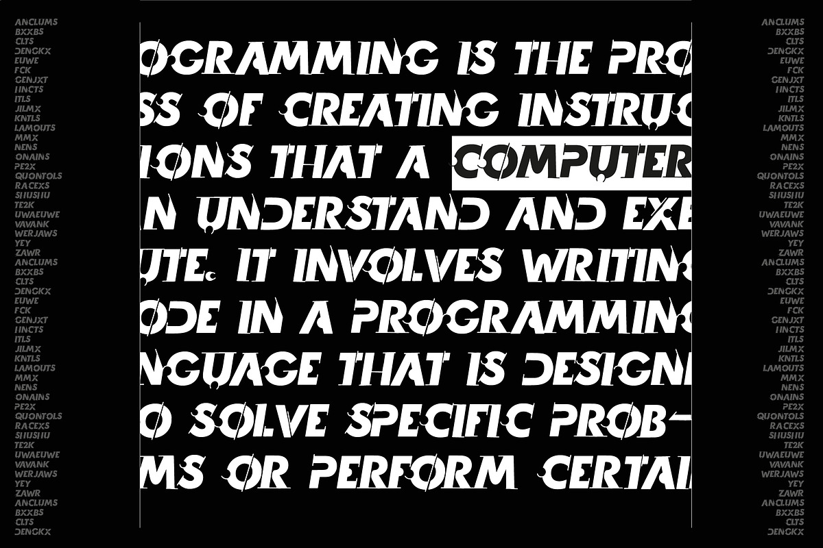 Sunpulse Futuristic Typeface, a Sans Serif Font by Sundaylab (Photo 4 of 4)