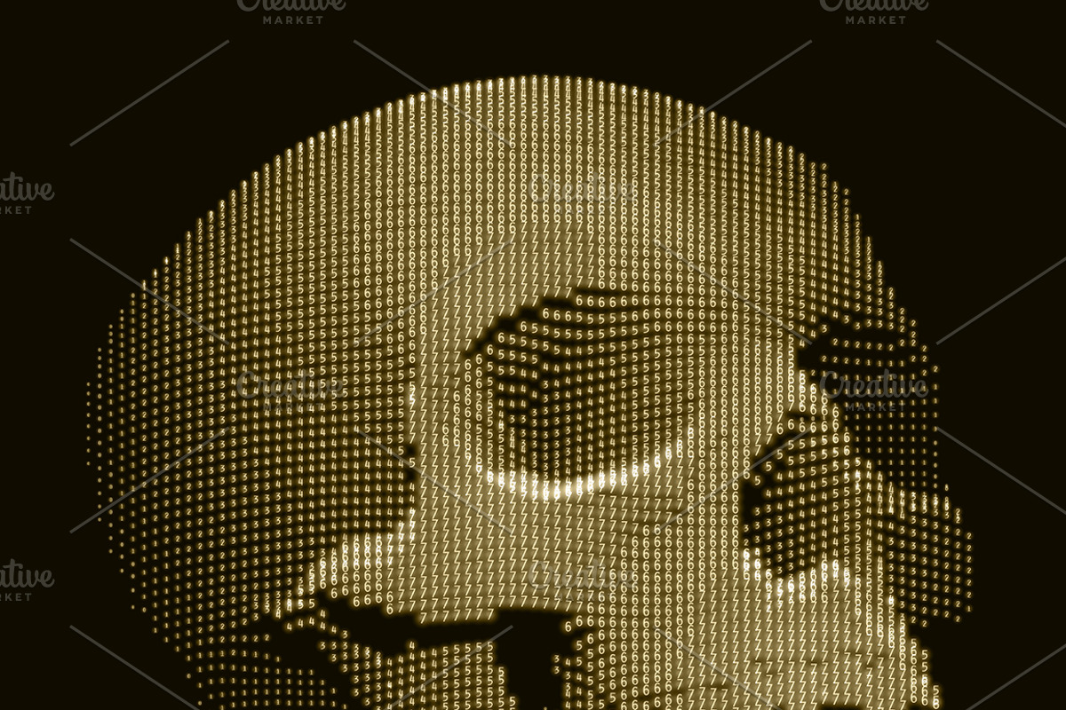 The Skull 5 Backgrounds, a Technology Illustration by GarryKillian (Photo 6 of 6)