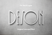 Concrete Mockup Logo & Text Effect, a Mockup by Design Squad (Thumbnail 1 of 4)