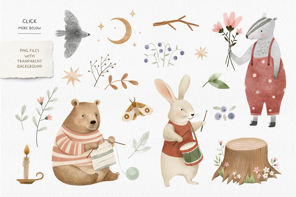 Forest house | Font duo, a Script Font by AngelinaKovel (Photo 8 of 14)