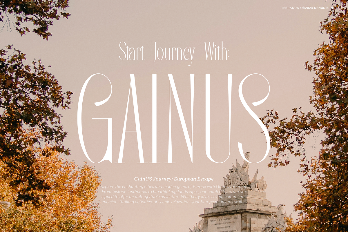 Tebranos | Modern Display Serif, a Serif Font by Denustudios (Photo 2 of 13)