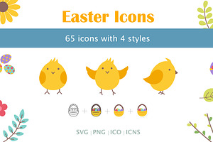 65 Easter Icons