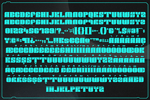 Aruesa - Modern Techno Font