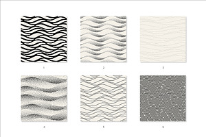 Wavy Seamless Patterns Collection