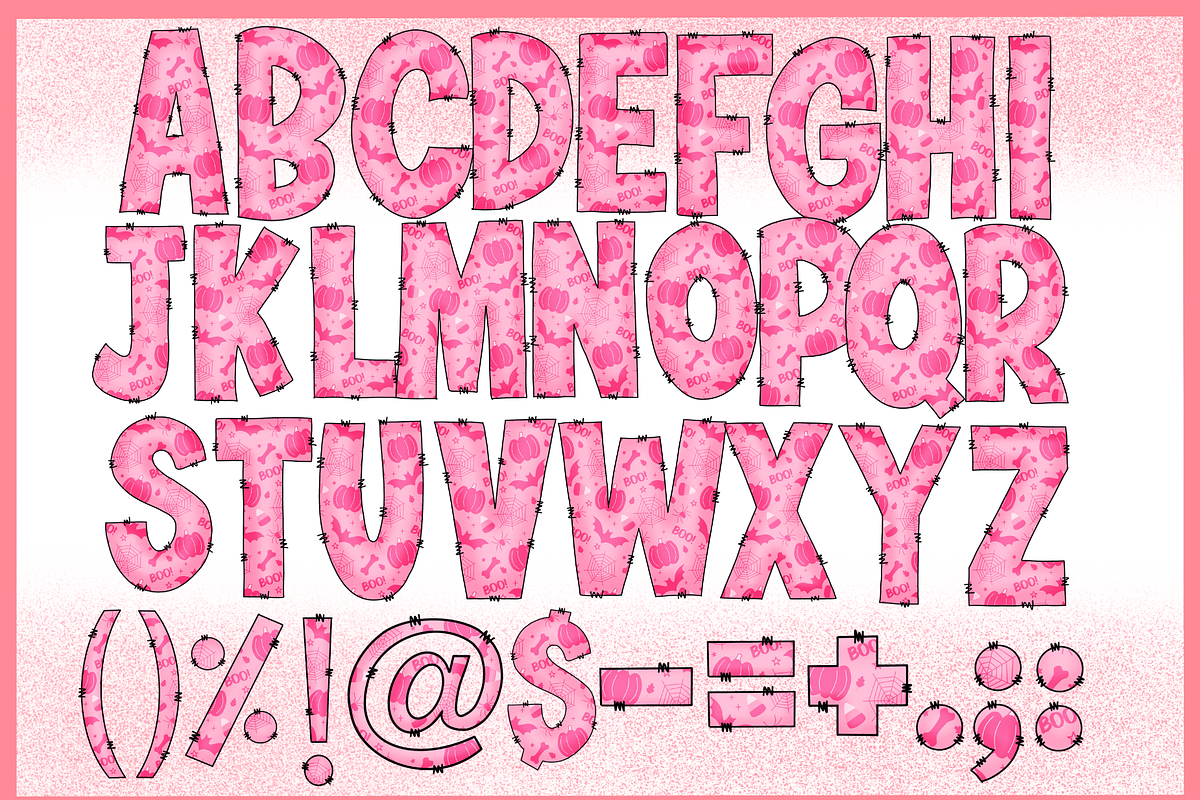 Halloween candy-PNG fonts, a Handwritten Font by It me digital art (Photo 6 of 9)