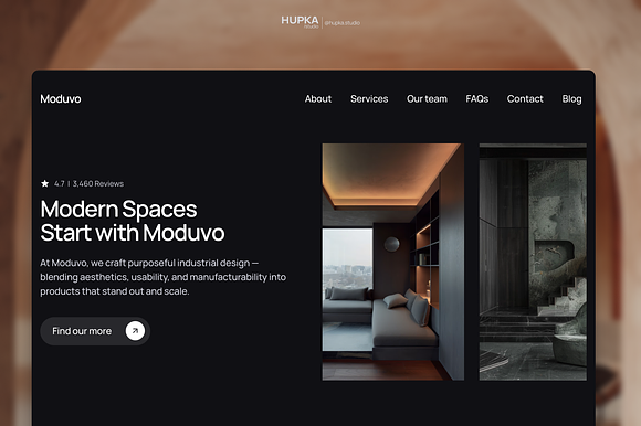 Moduvo - Interior Design Framer Template preview 6