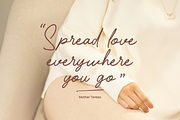 Wening Fresh Script Font, a Script Font by Catalystco Studio (Thumbnail 5 of 10)