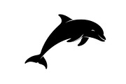 Dolphin Jumping Silhouette Vector, an Illustration by Designs_River (Thumbnail 46 of 51)