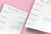 Mini Weekly Printable Bundle, a Stationery Template by Qamber Designs & Media (Thumbnail 2 of 4)