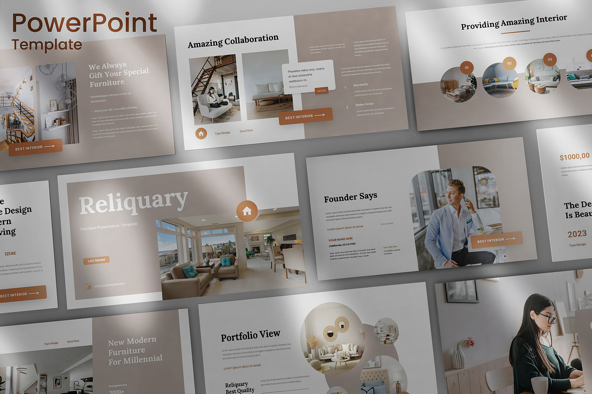 Reliquary - PowerPoint Template, a Presentation Template by rudiSasori (Photo 1 of 9)